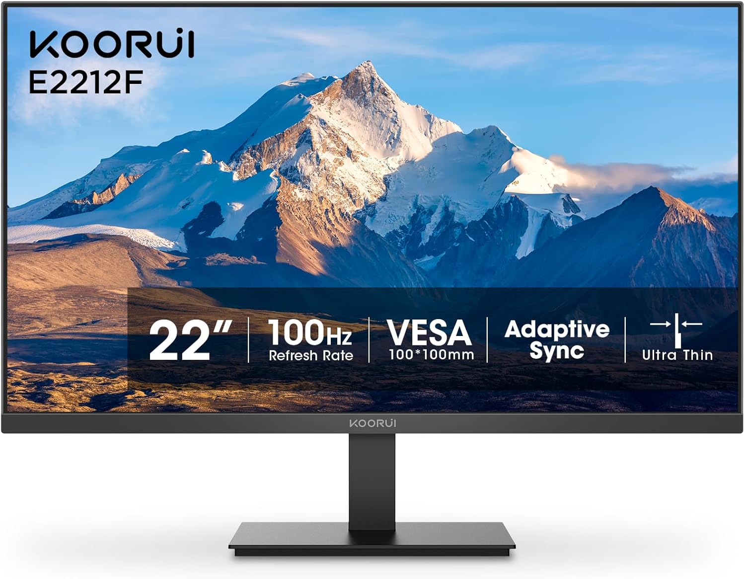 KOORUI 22 Inch Computer Monitor